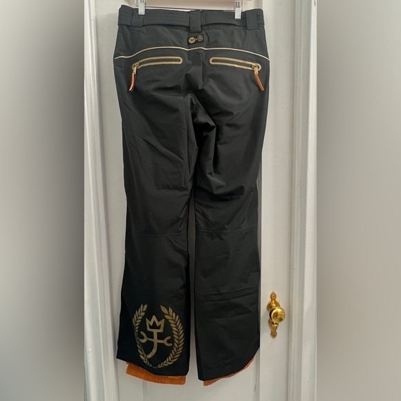 Rossignol by JCC Circus Ski Pant, black and gold size Large - Picture 1 of 7
